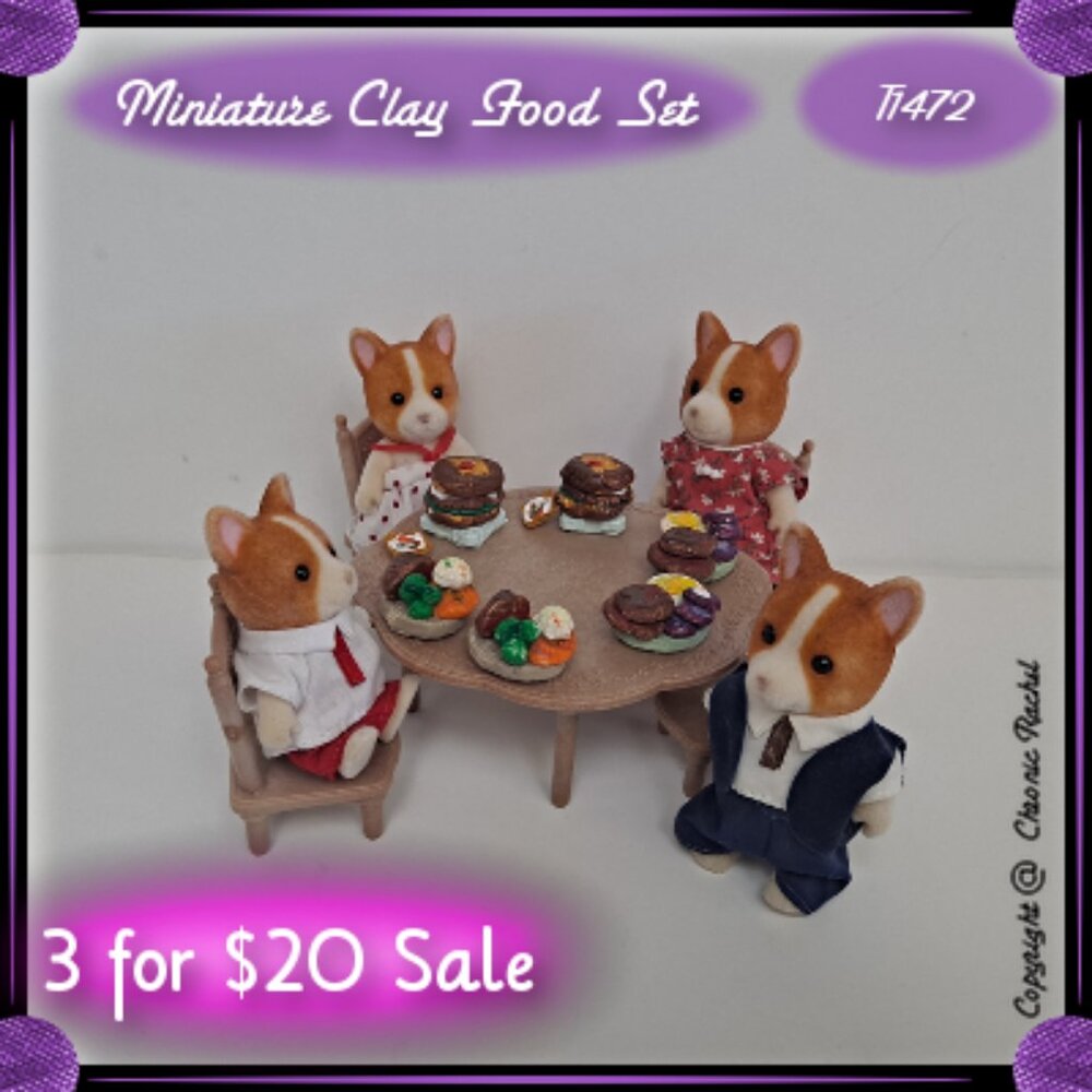6-Piece Roast Beef Meals Glued-Together Set